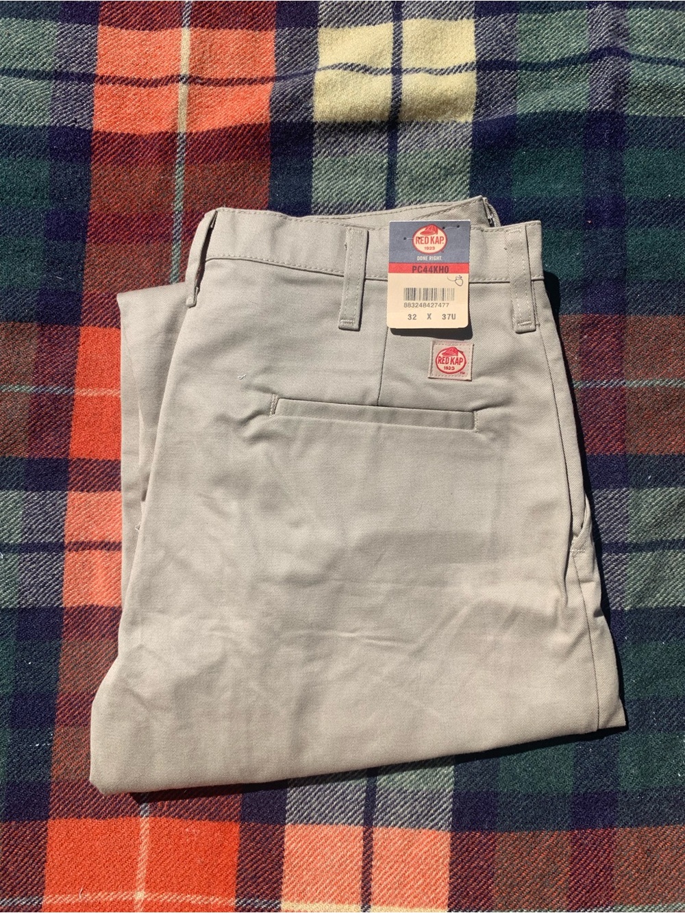 NWD Red Kap khaki straight leg 100% cotton pants Sz 32